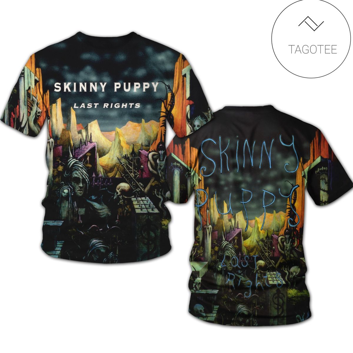 Skinny Puppy Last Rights Album Cover Shirt